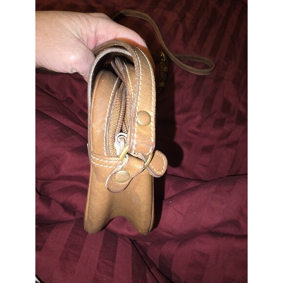 GHURKA MARLEY HODGSON NO.110 ESSEX Brown Leather Shoulder bag Vintage - Picture 7 of 15